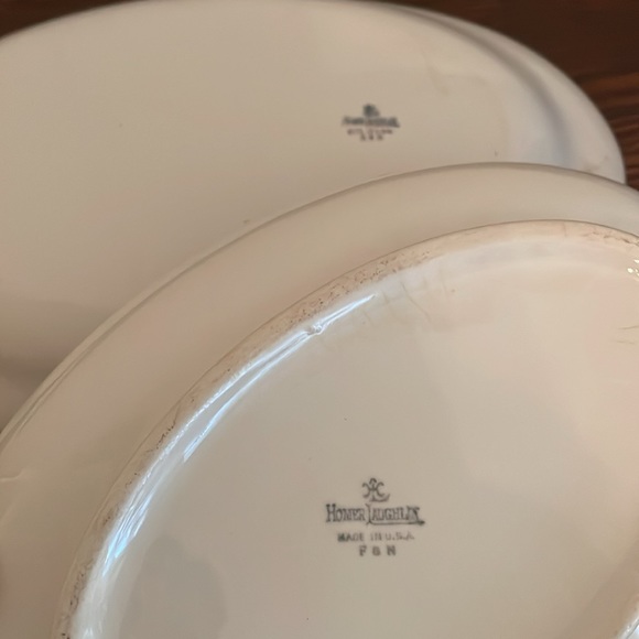 Homer Laughlin Vandemere Oval Lidded Vegetable Serving Bowl & Platter - Picture 14 of 14